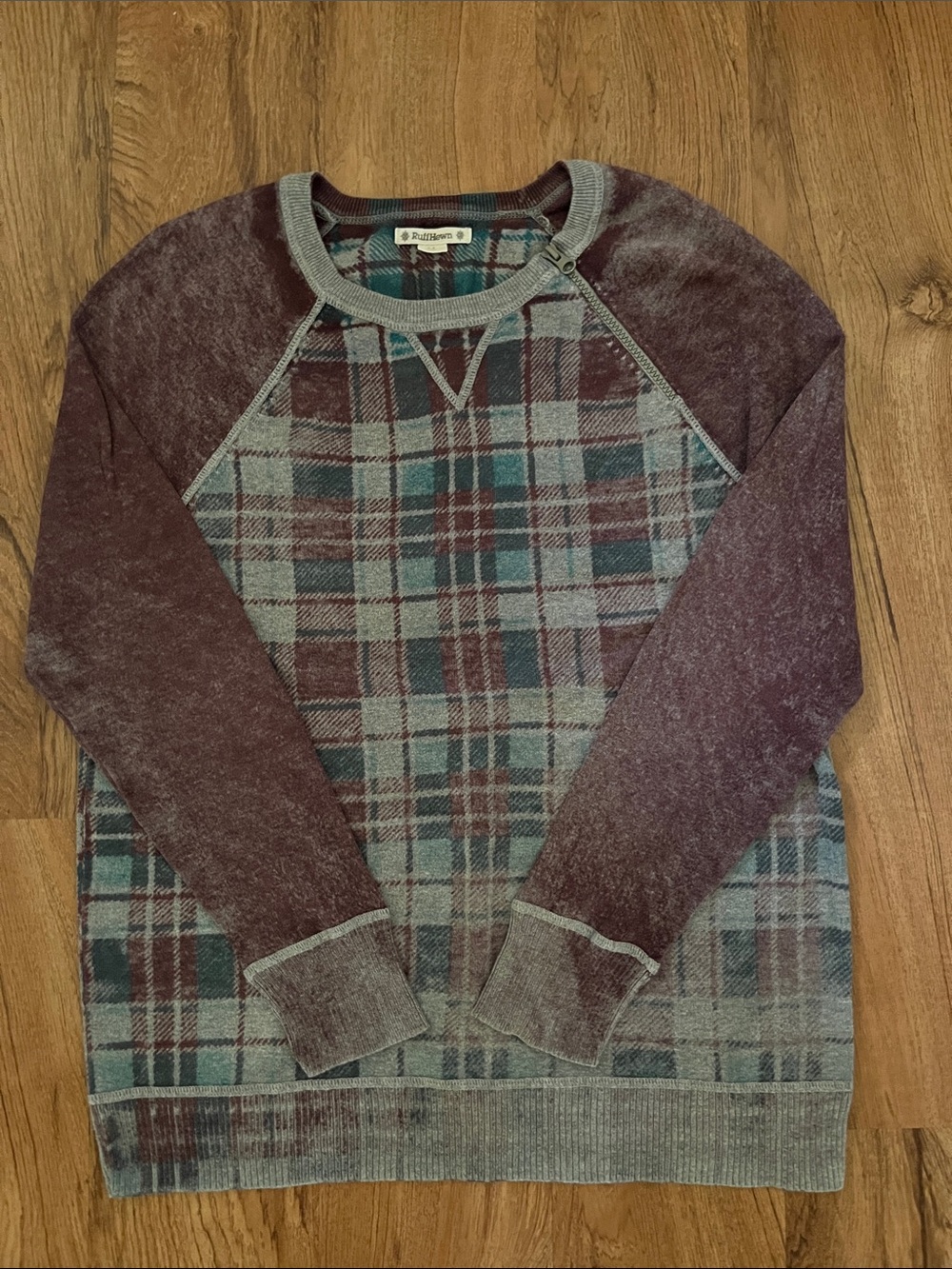 Ruff Hewn Plaid Patterned Sweater